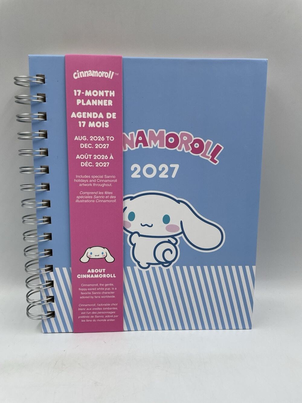 Hello Kitty Sanrio Cinnamoroll 17 Month Planner/Calendar August 2026 ā Dec 2027
